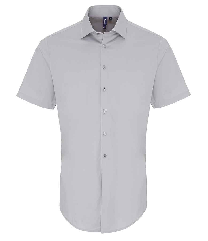 PR246 Premier Short Sleeve Stretch Fit Poplin Shirt