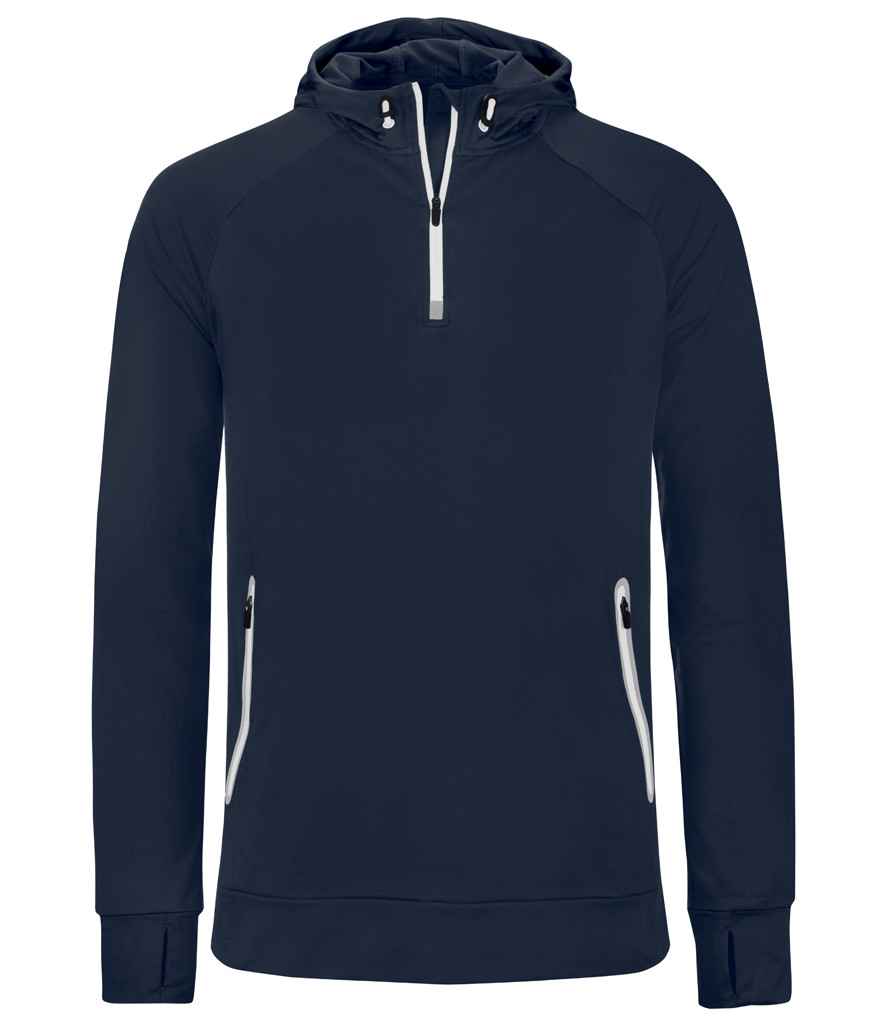 PA360 Proact Zip Neck Hooded Sweatshirt