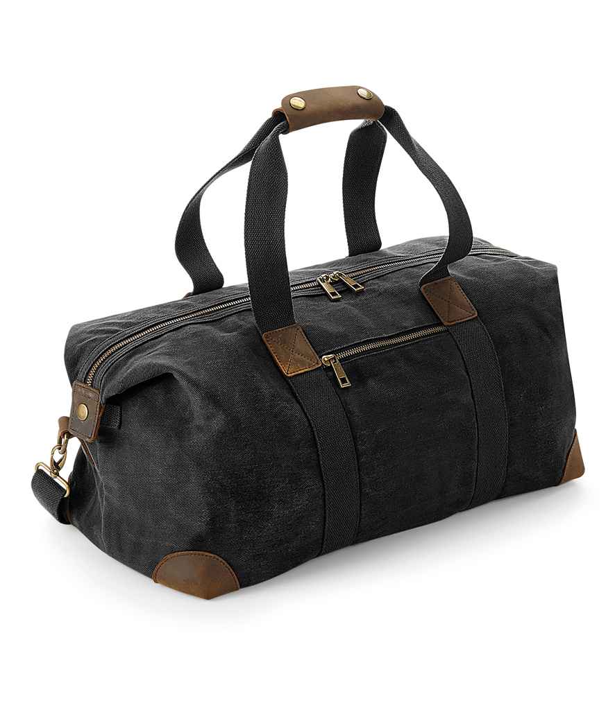 QD650 Quadra Heritage Waxed Canvas Holdall