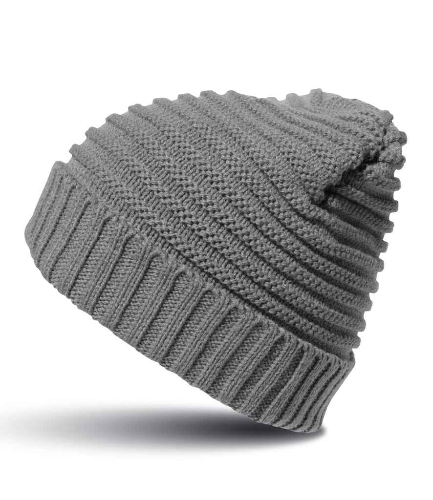 RC376 Result Braided Fleece Lined Hat