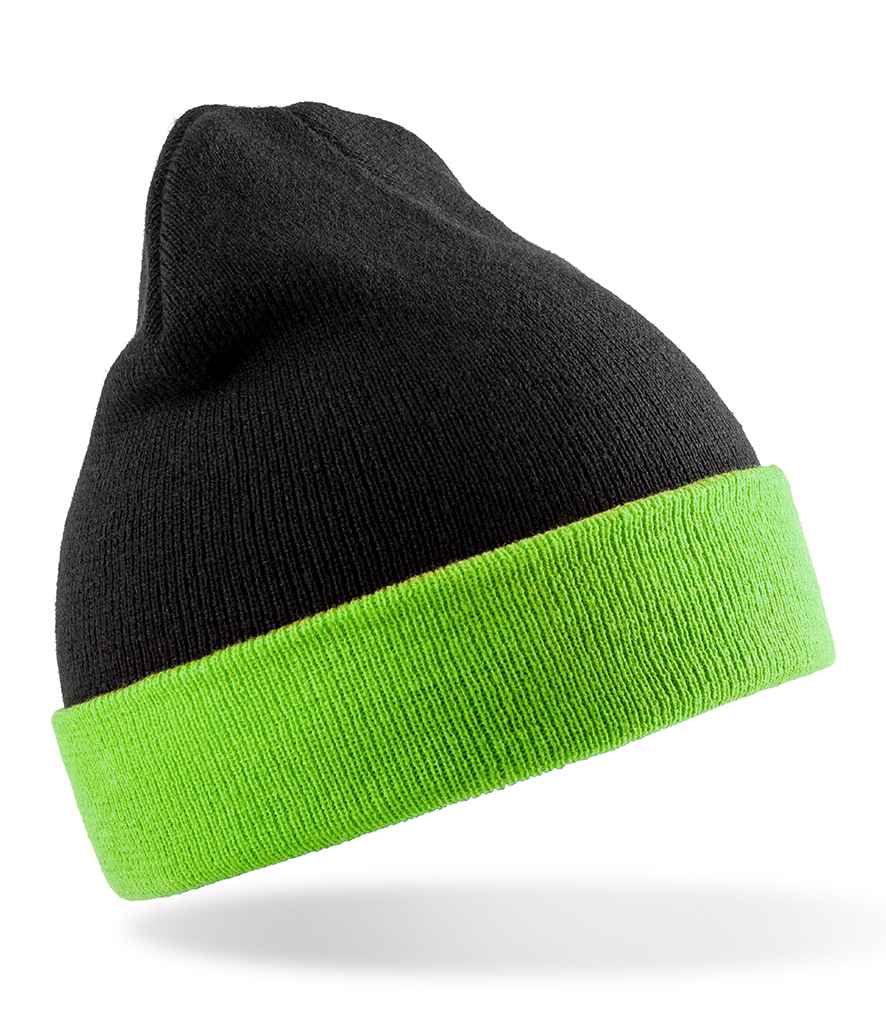 RC930 Result Genuine Recycled Black Compass Beanie