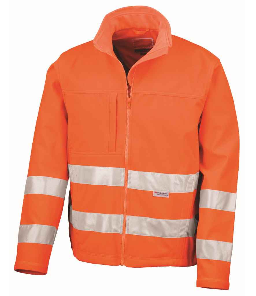 RS117 Result Safe-Guard Hi-Vis Soft Shell Jacket