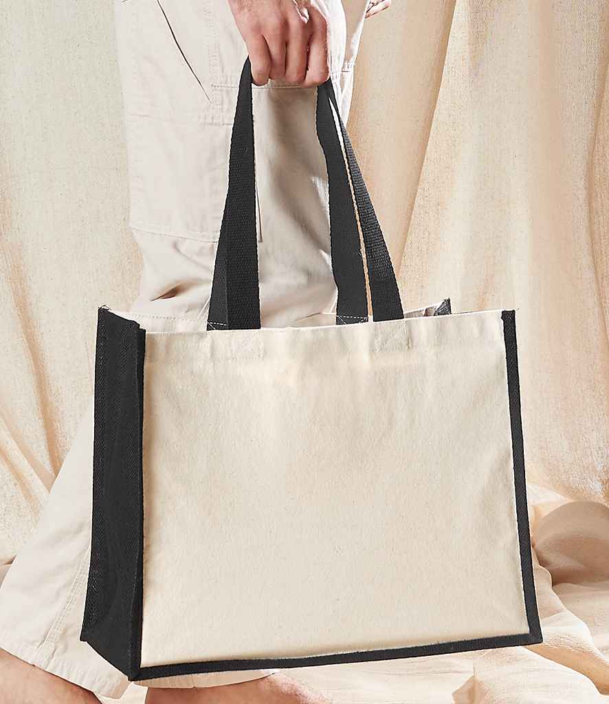 W422 Westford Mill Printers Jute Classic Shopper