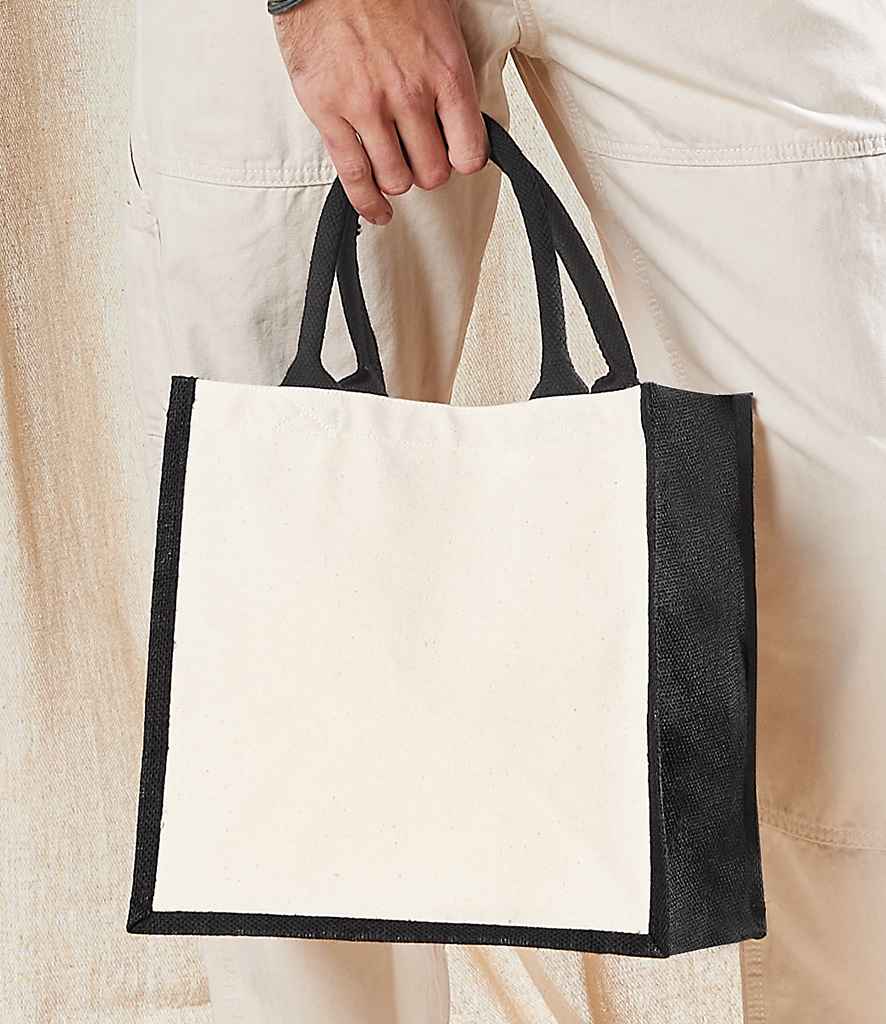 W421 Westford Mill Printers Midi Jute Tote