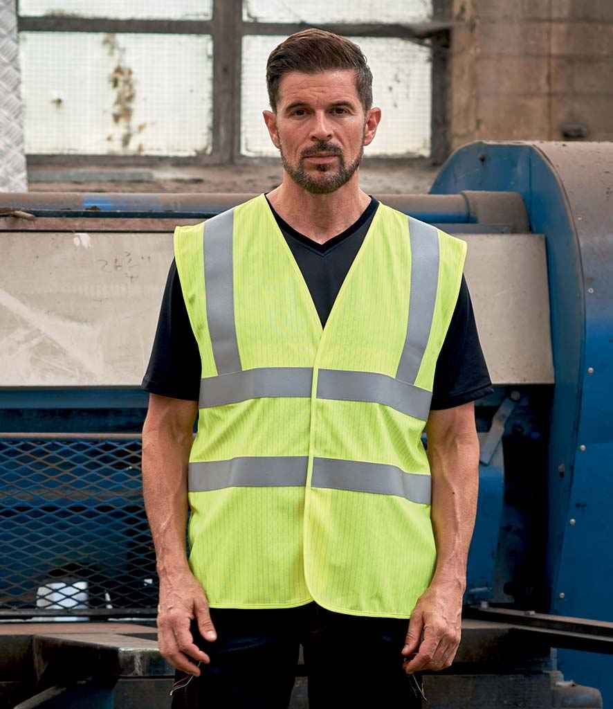 YK110 Yoko Hi-Vis Anti-Static Flame Retardant Waistcoat