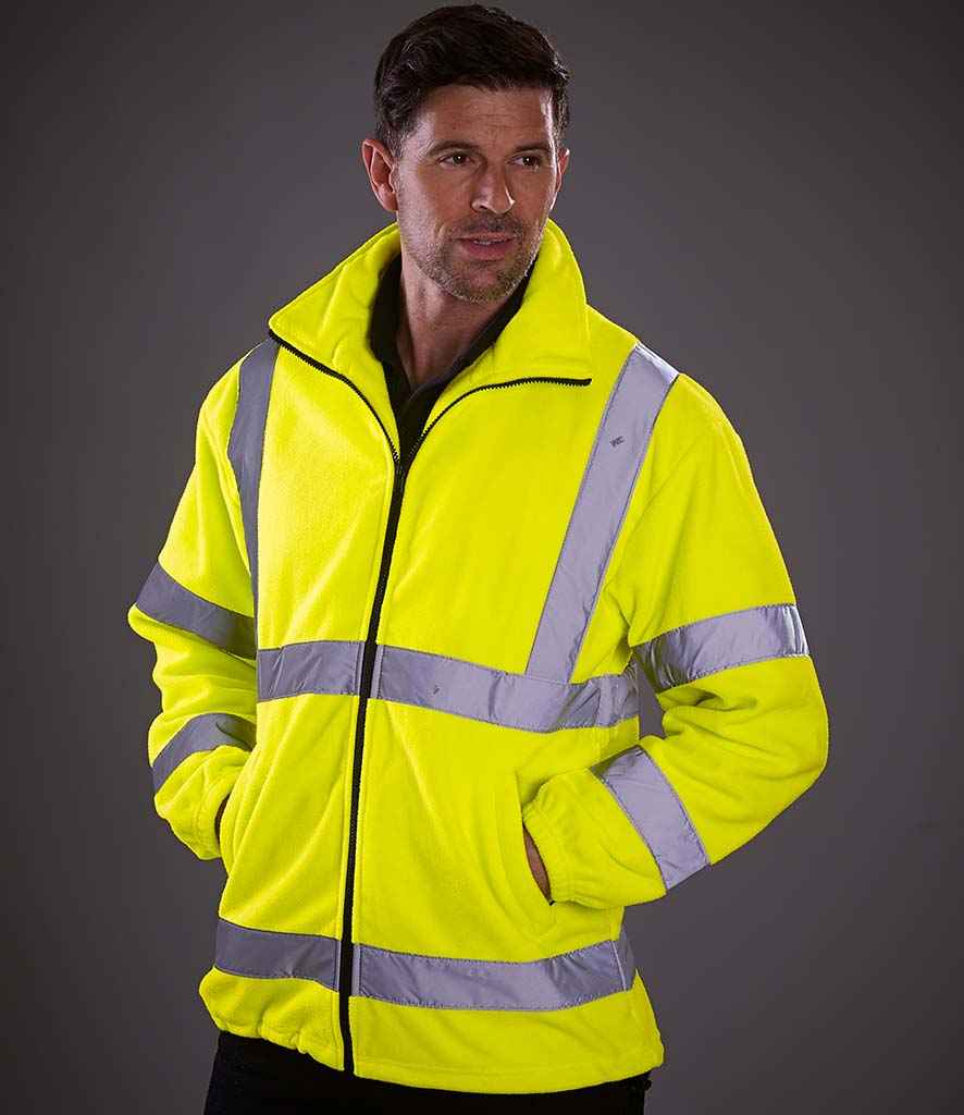 YK060 Yoko Hi-Vis Heavyweight Fleece Jacket