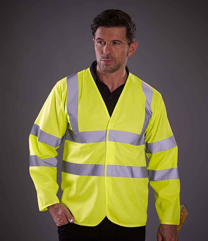 YK105 Yoko Hi-Vis Long Sleeve Jacket