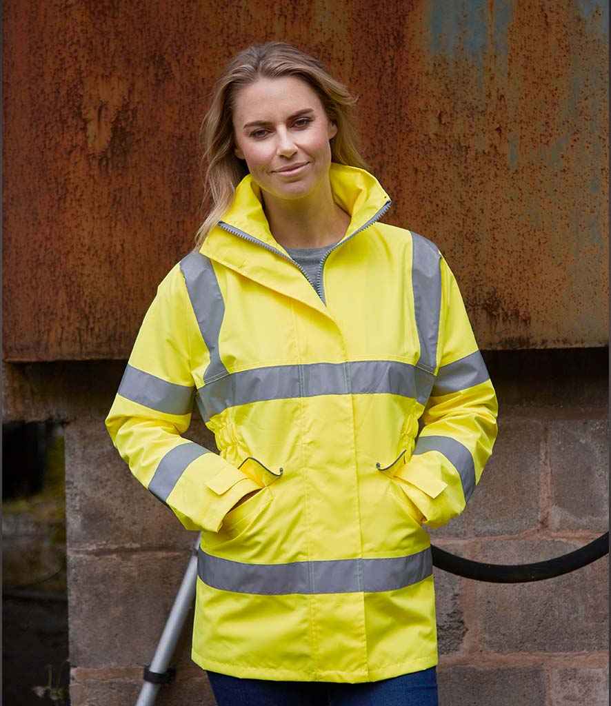 YK218 Yoko Ladies Hi-Vis Executive Jacket