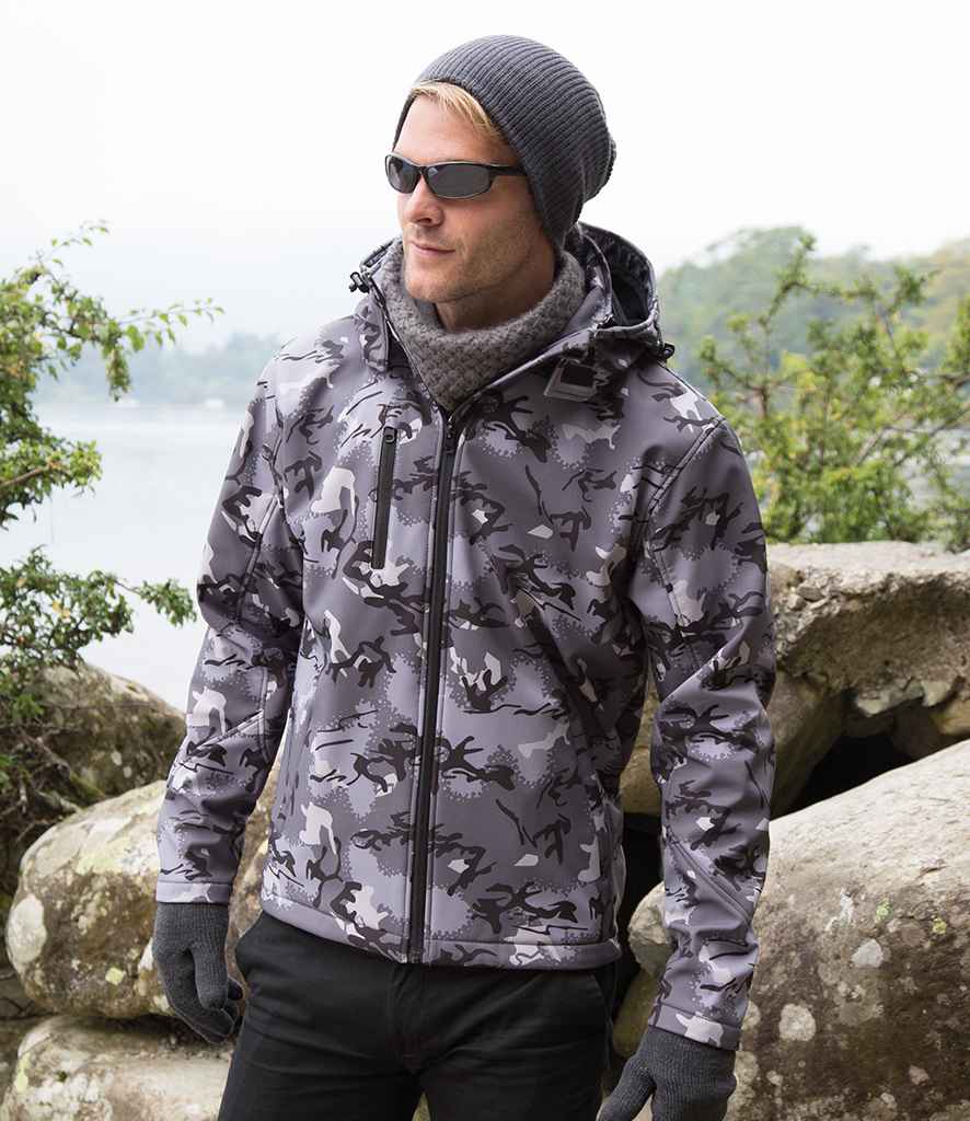 RS235 Result Urban Camo TX Performance Soft Shell Jacket