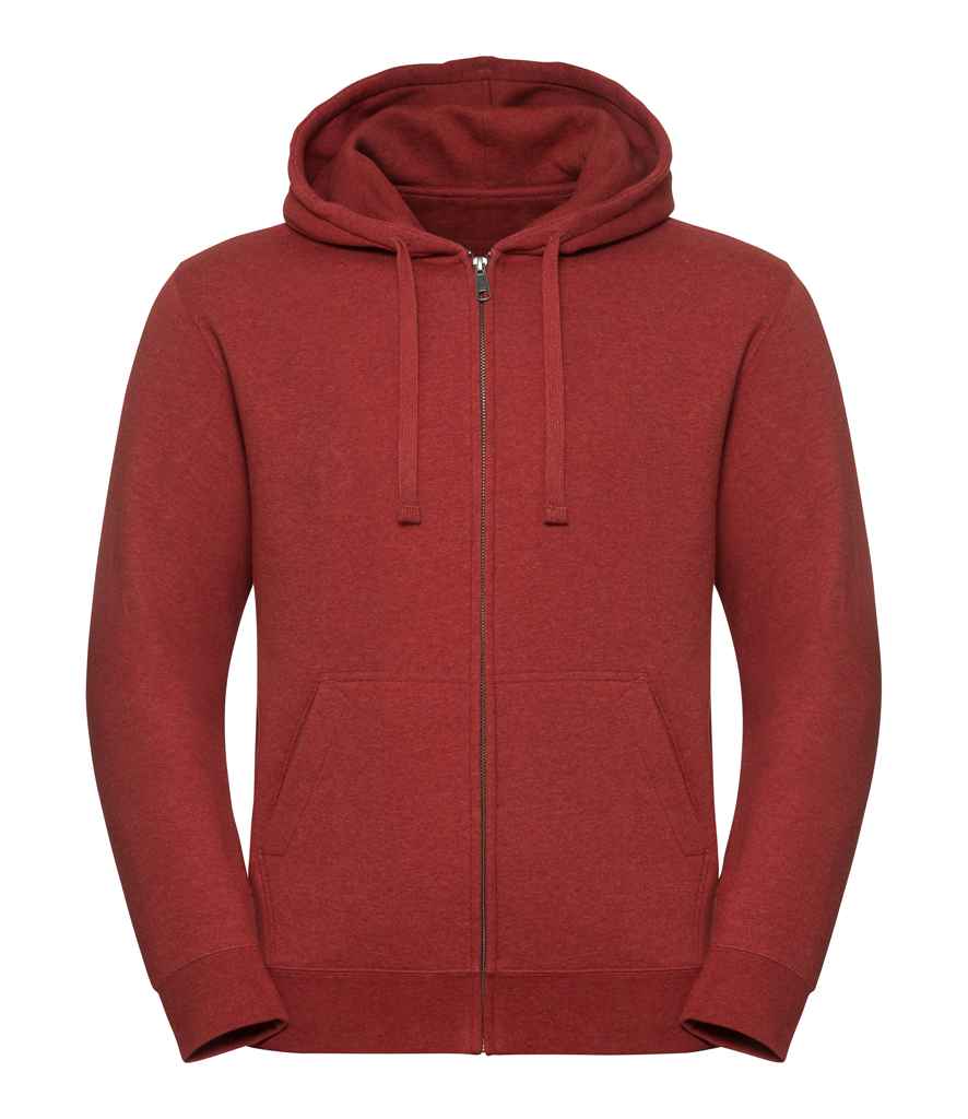 263M Russell Authentic Melange Zip Hoodie