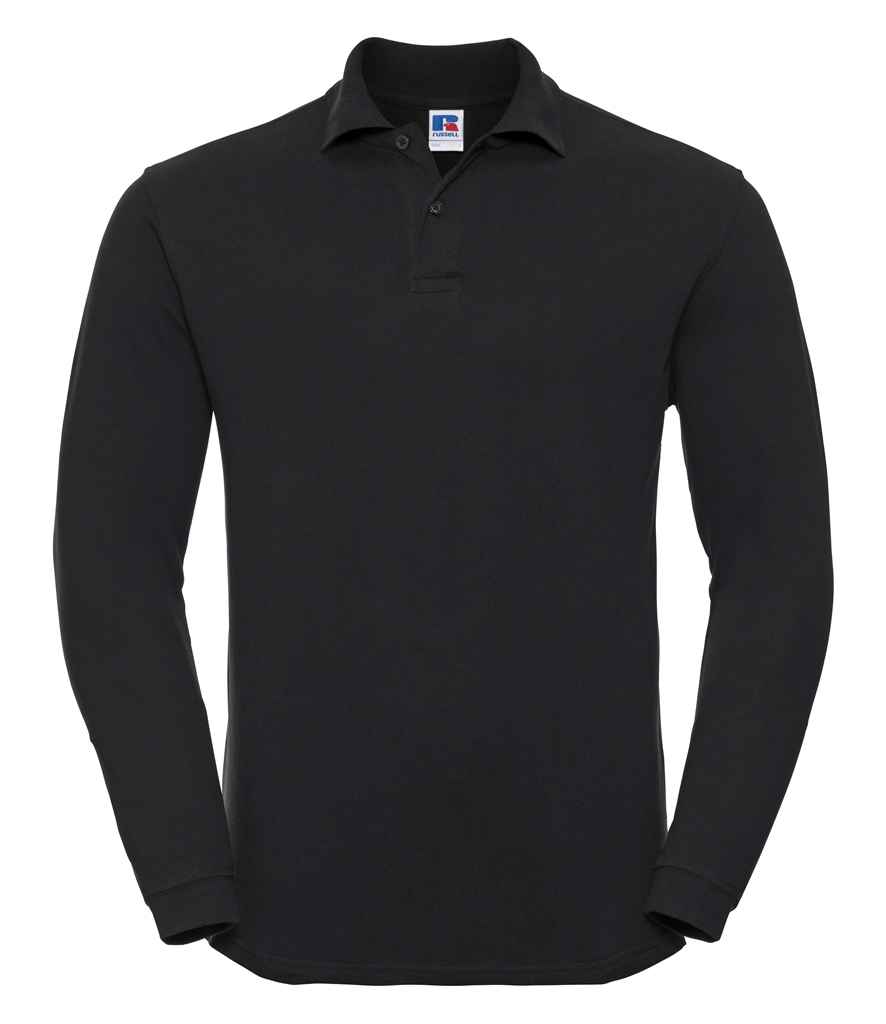 569LM Russell Classic Long Sleeve Cotton Piqué Polo Shirt