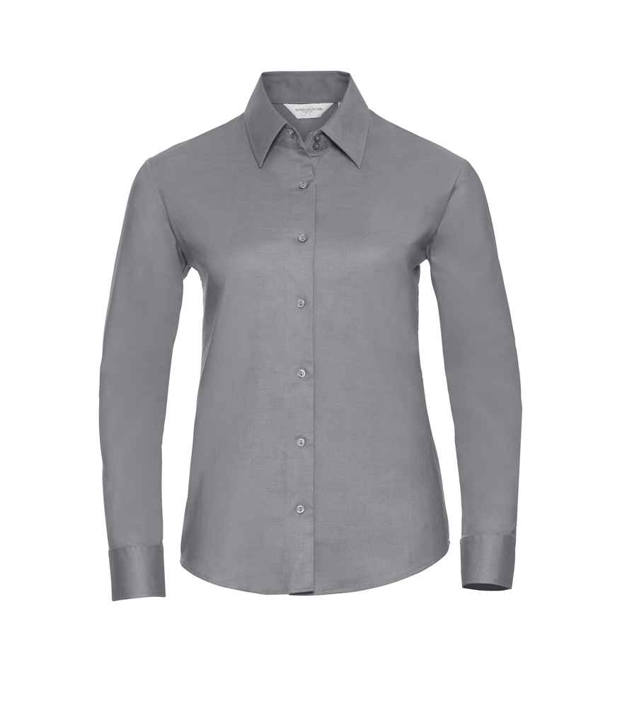932F Russell Collection Ladies Long Sleeve Easy Care Oxford Shirt