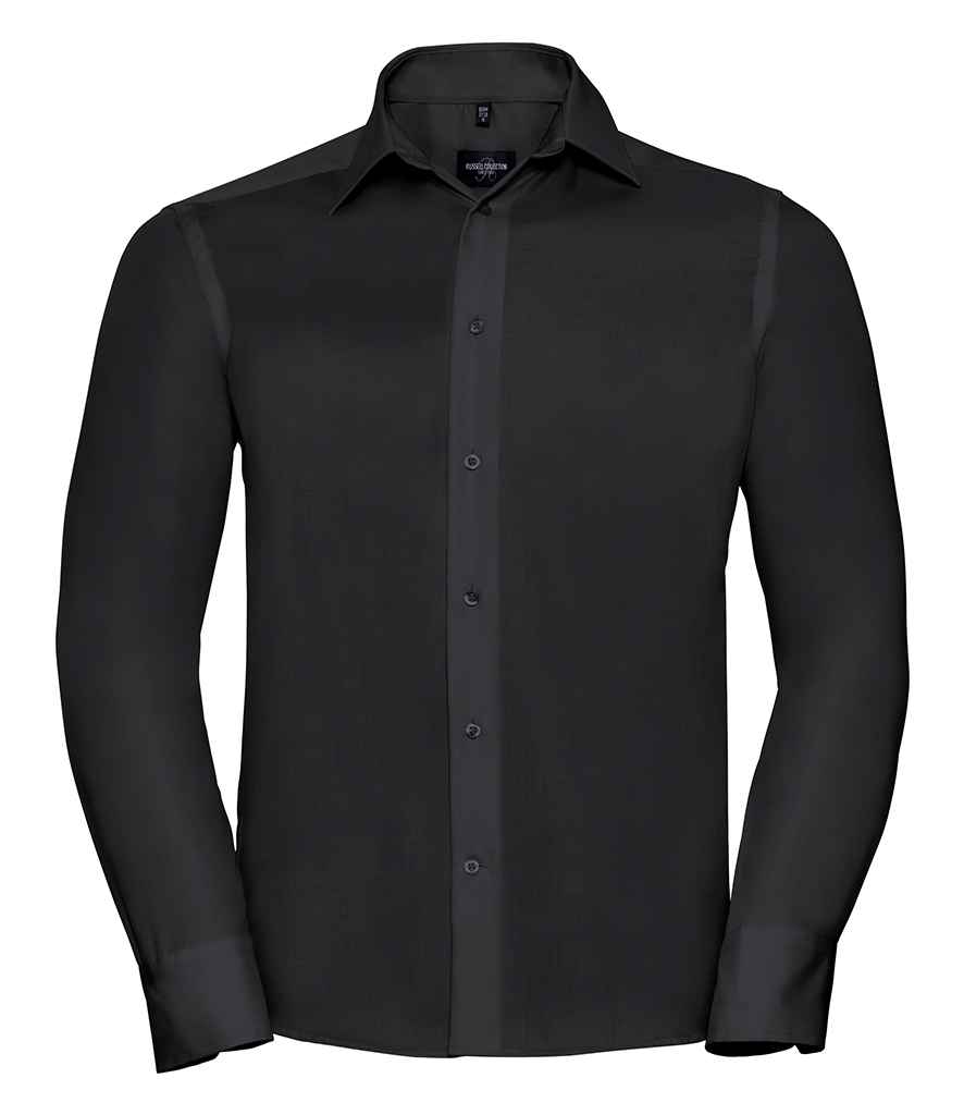 958M Russell Collection Long Sleeve Tailored Ultimate Non-Iron Shirt