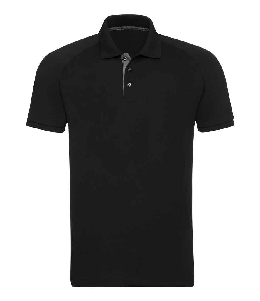 565M Russell HD Raglan Jersey Polo Shirt