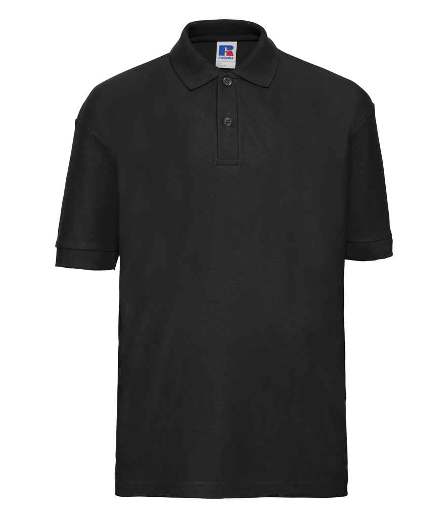 539B Russell Schoolgear Kids Poly/Cotton Piqué Polo Shirt