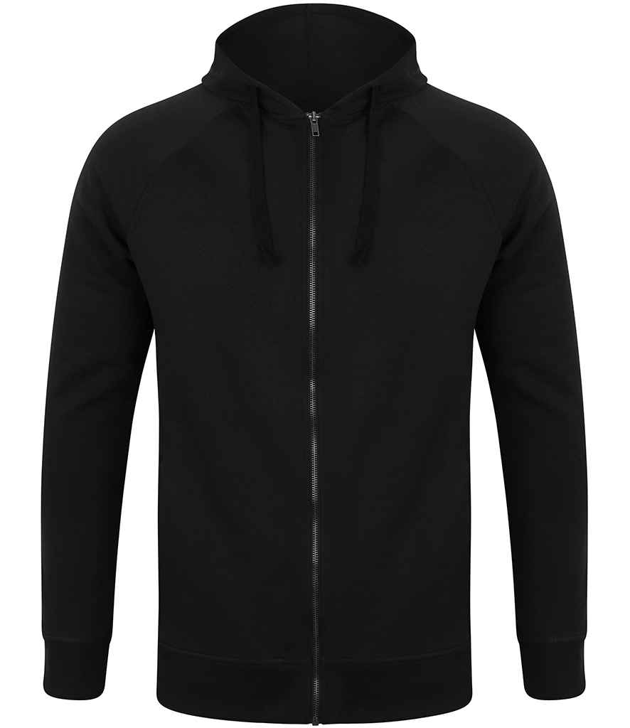 SF526 SF Unisex Slim Fit Zip Hooded Sweatshirt