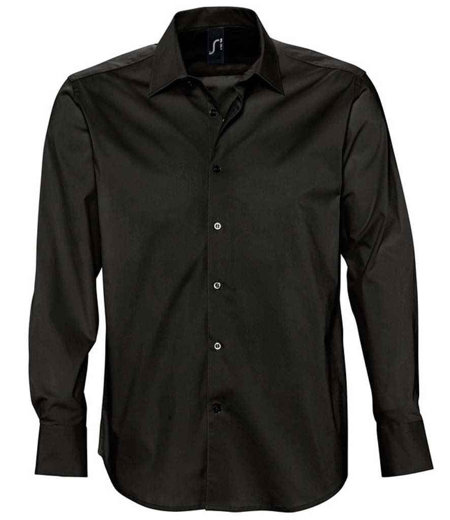 17000 SOL'S Brighton Long Sleeve Fitted Shirt