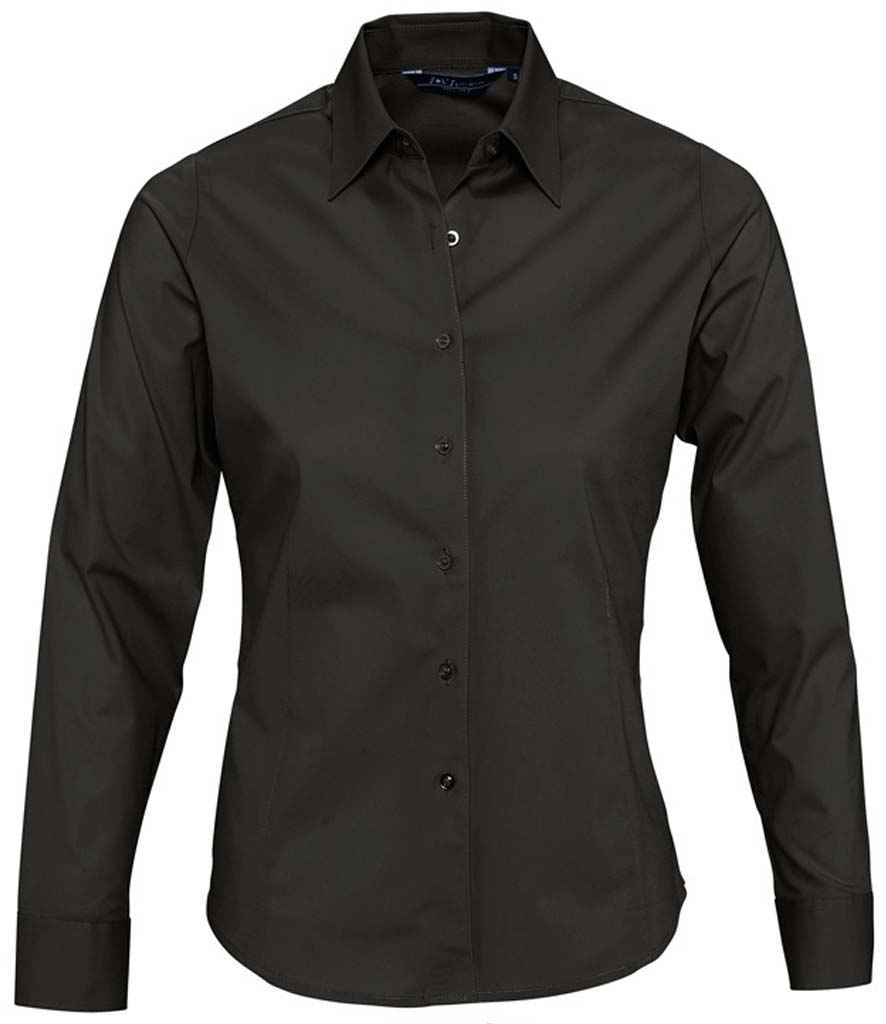 17015 SOL'S Ladies Eden Long Sleeve Fitted Shirt