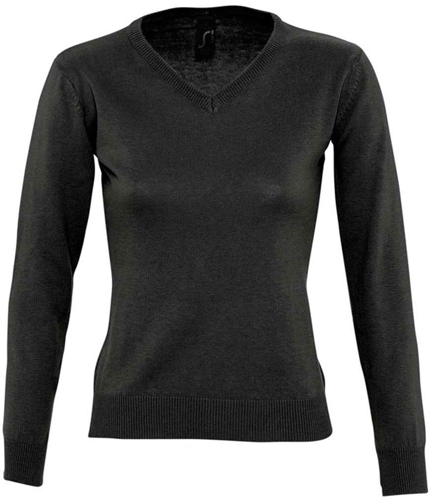 90010 SOL'S Ladies Galaxy Cotton Acrylic V Neck Sweater