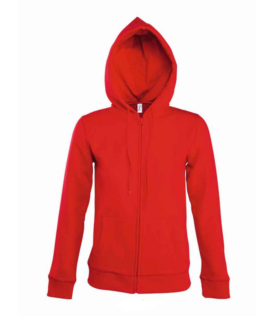 47900 SOL'S Ladies Seven Zip Hooded Sweatshirt