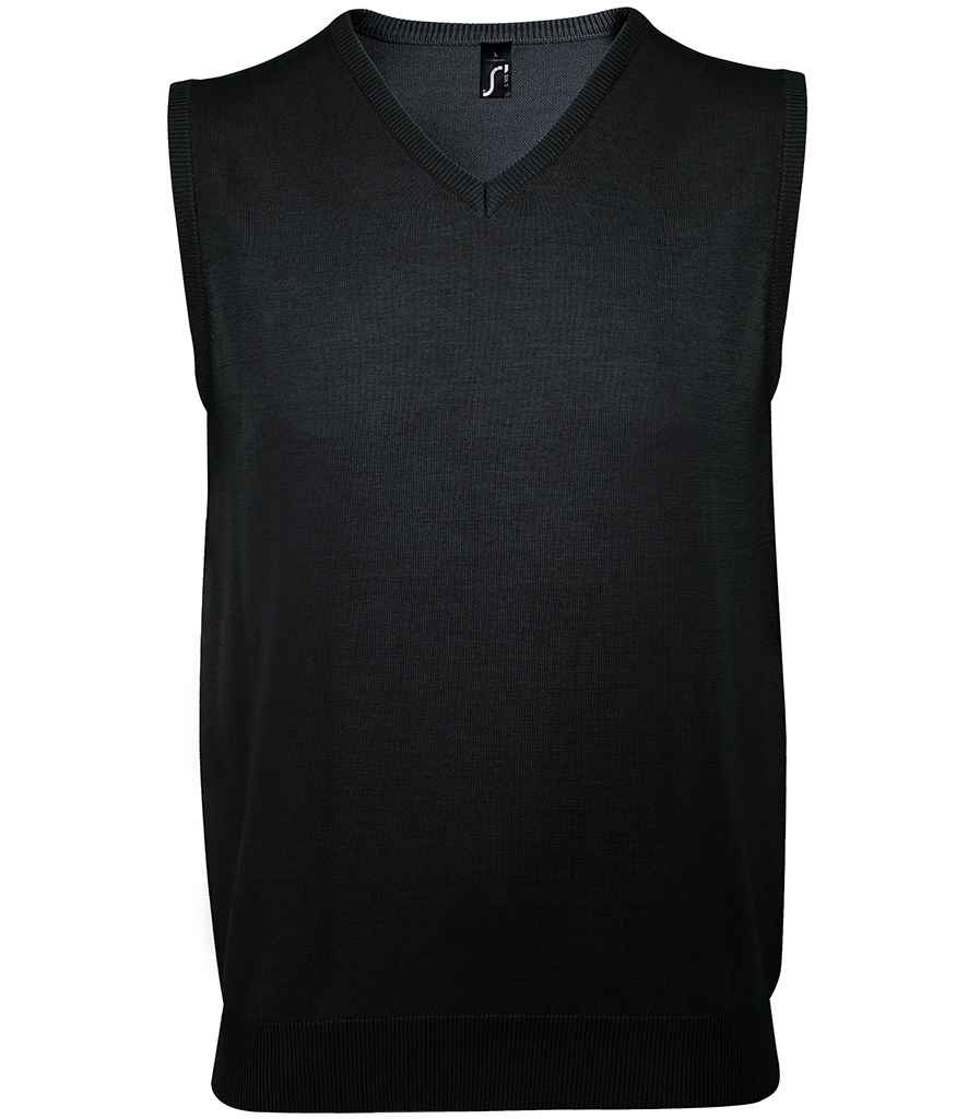 10591 SOL'S Unisex Gentlemen Sleeveless Cotton Acrylic V Neck Sweater