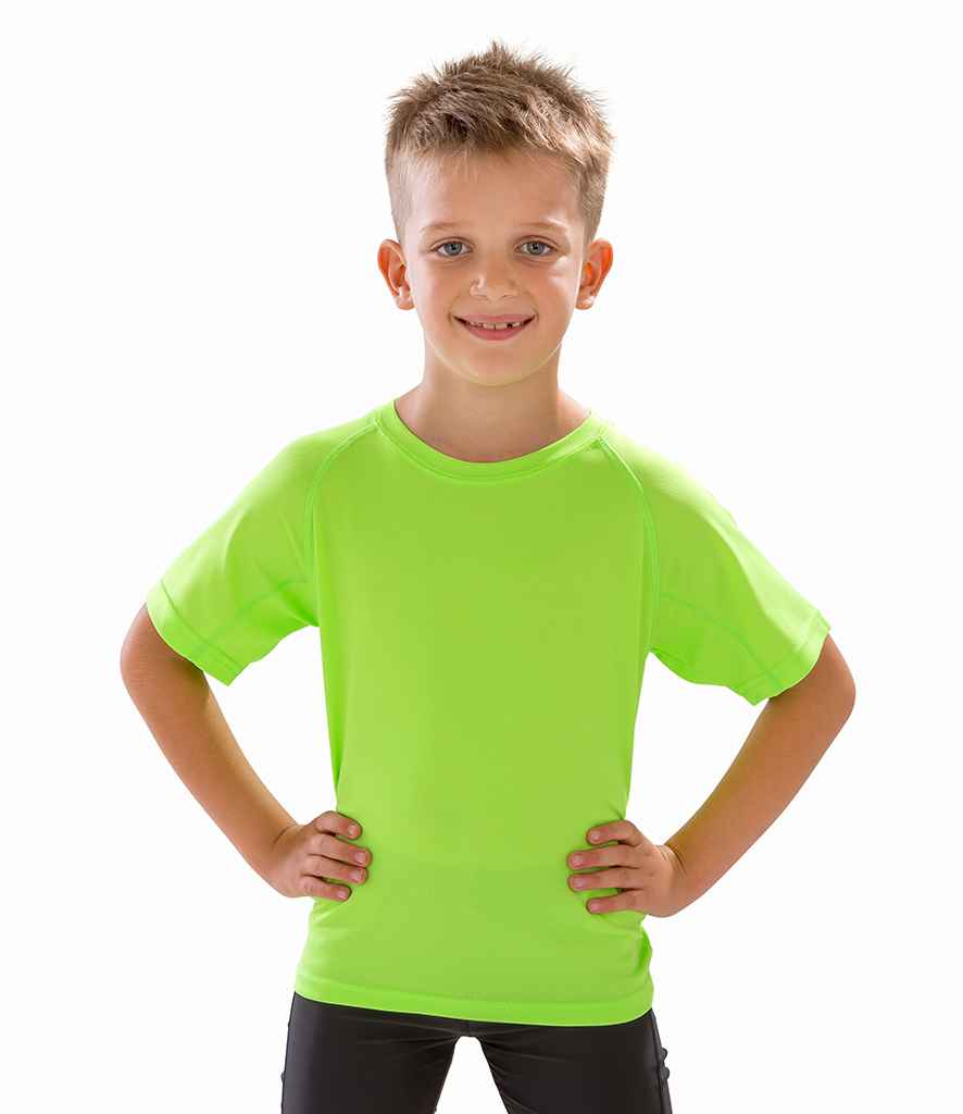 SR287B Spiro Kids Impact Performance Aircool T-Shirt