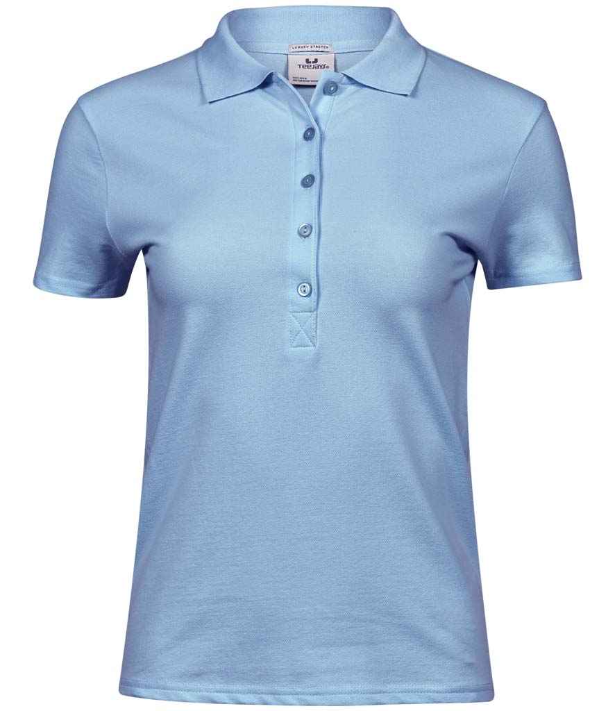 T145 Tee Jays Ladies Luxury Stretch Polo Shirt