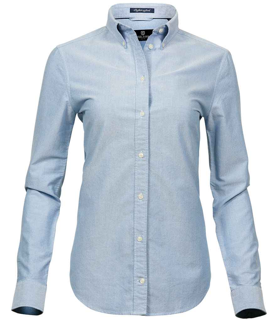 T4001 Tee Jays Ladies Perfect Long Sleeve Oxford Shirt