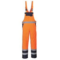 S489 Contrast Bib & Brace - Lined