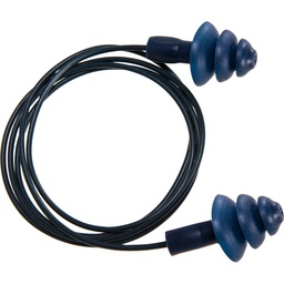 [EP07BLU] EP07 Detectable TPR Corded Ear Plugs (50 pairs)