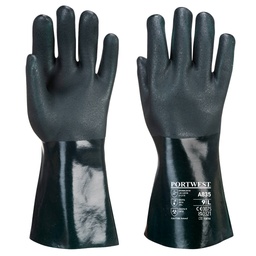 [A835GNRXL] A835 Double Dipped PVC Gauntlet 35cm