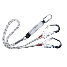 [FP55WHR] Double Kernmantle Lanyard With Shock Absorber