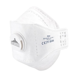 [P391WHR] P391 EAGLE FFP3 Valved Dolomite Fold Flat Respirator