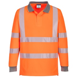 EC11 Eco Hi-Vis L/S Polo  (6 pack)