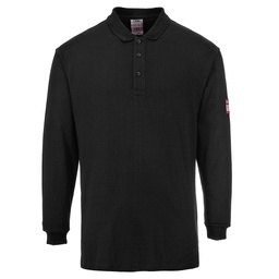 FR10 Flame Resistant Anti-Static Long Sleeve Polo Shirt
