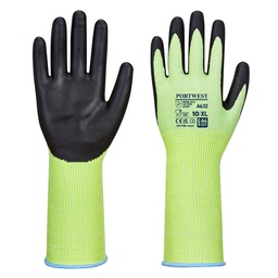 A632 Green Cut Glove Long Cuff