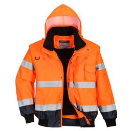 C465 Hi-Vis Contrast Bomber Jacket