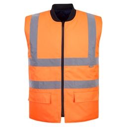S469 Hi-Vis Reversible Bodywarmer