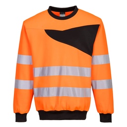 PW277 PW2 Hi-Vis Crew Neck Sweatshirt