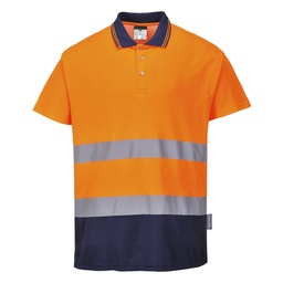 S174 Two Tone Cotton Comfort Polo