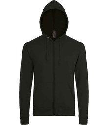 1714 SOL'S Stone Zip Hooded Sweatshirt