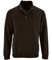 2088 SOL'S Stan Contrast Zip Neck Sweatshirt