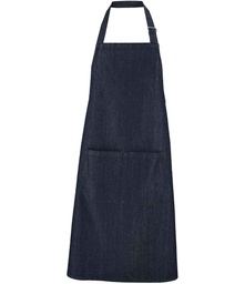 [02104 DNB ONE] 2104 SOL'S Grant Denim Bib Apron with Pocket