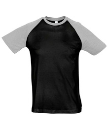 11190 SOL'S Funky Contrast Baseball T-Shirt