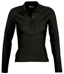 11317 SOL'S Ladies Podium Long Sleeve Cotton Piqué Polo Shirt