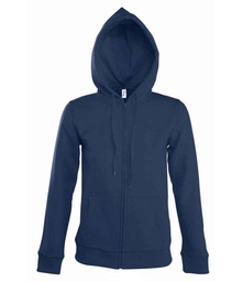 47900 SOL'S Ladies Seven Zip Hooded Sweatshirt