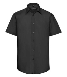 925M Russell Collection Short Sleeve Tailored Poplin Shirt