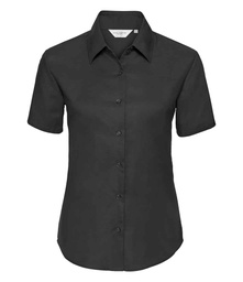 933F Russell Collection Ladies Short Sleeve Easy Care Oxford Shirt