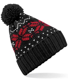 BB456 Beechfield Fair Isle Snowstar® Beanie