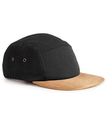 BB658 Beechfield Suede Peak 5 Panel Cap